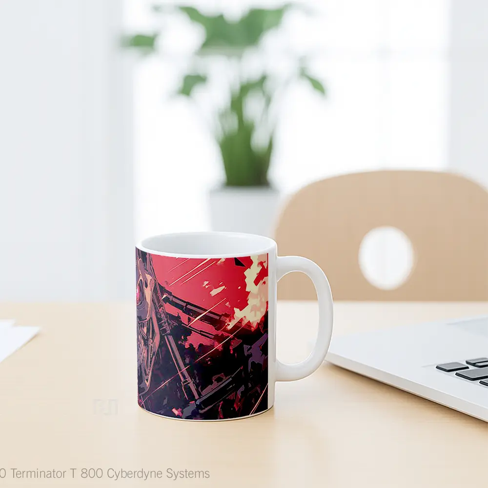 Mug Terminator T 800 Cyberdyne Systems Mug Aesthetic Koleksi Spesial - All-side / Desain