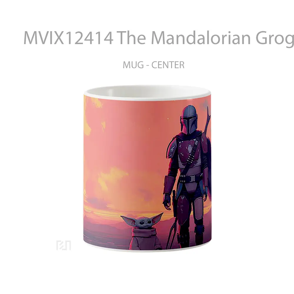 Mug The Mandalorian Grogu Desert Dusk Hadiah Lucu dan Menarik
