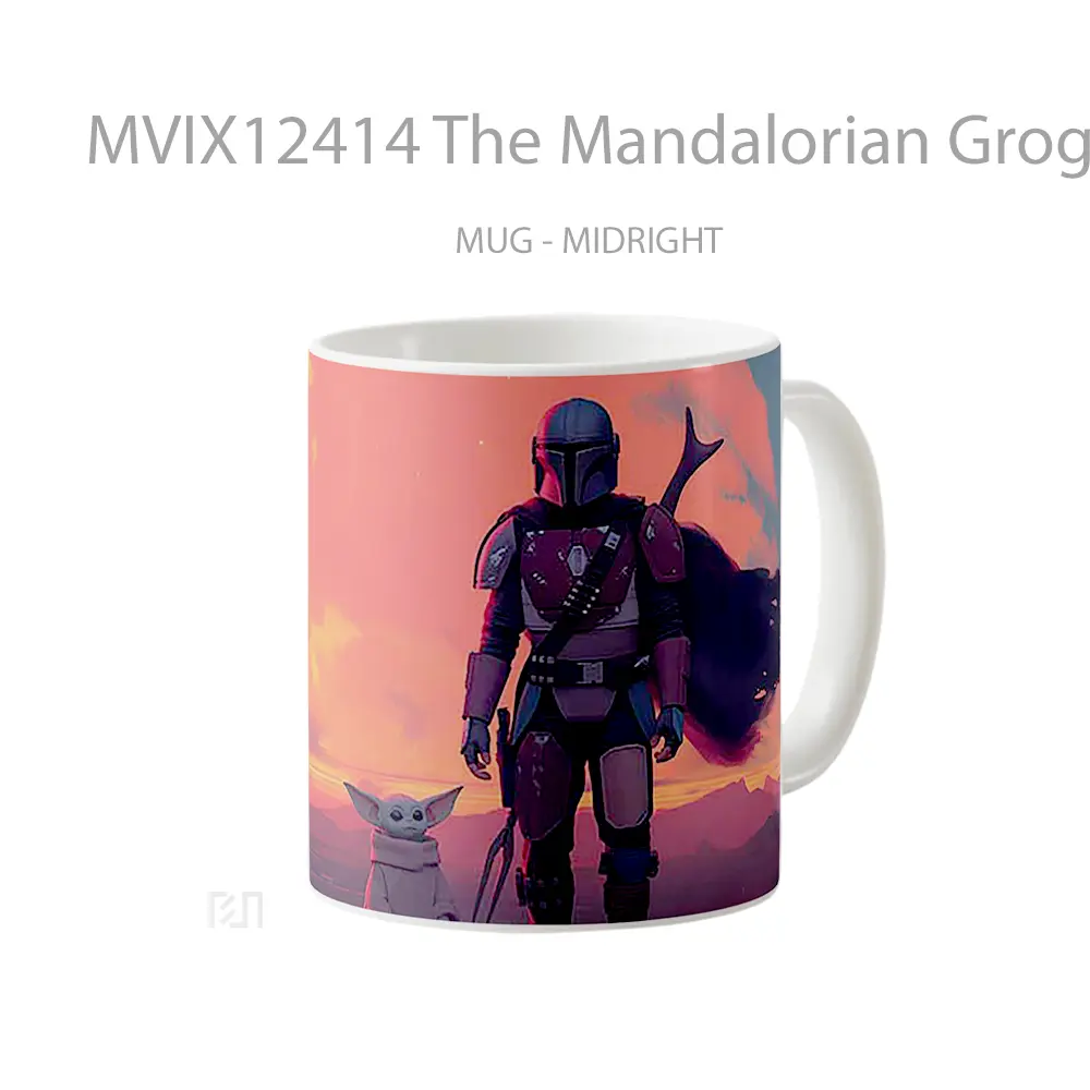 Mug The Mandalorian Grogu Desert Dusk Hadiah Lucu dan Menarik - All-side / Desain