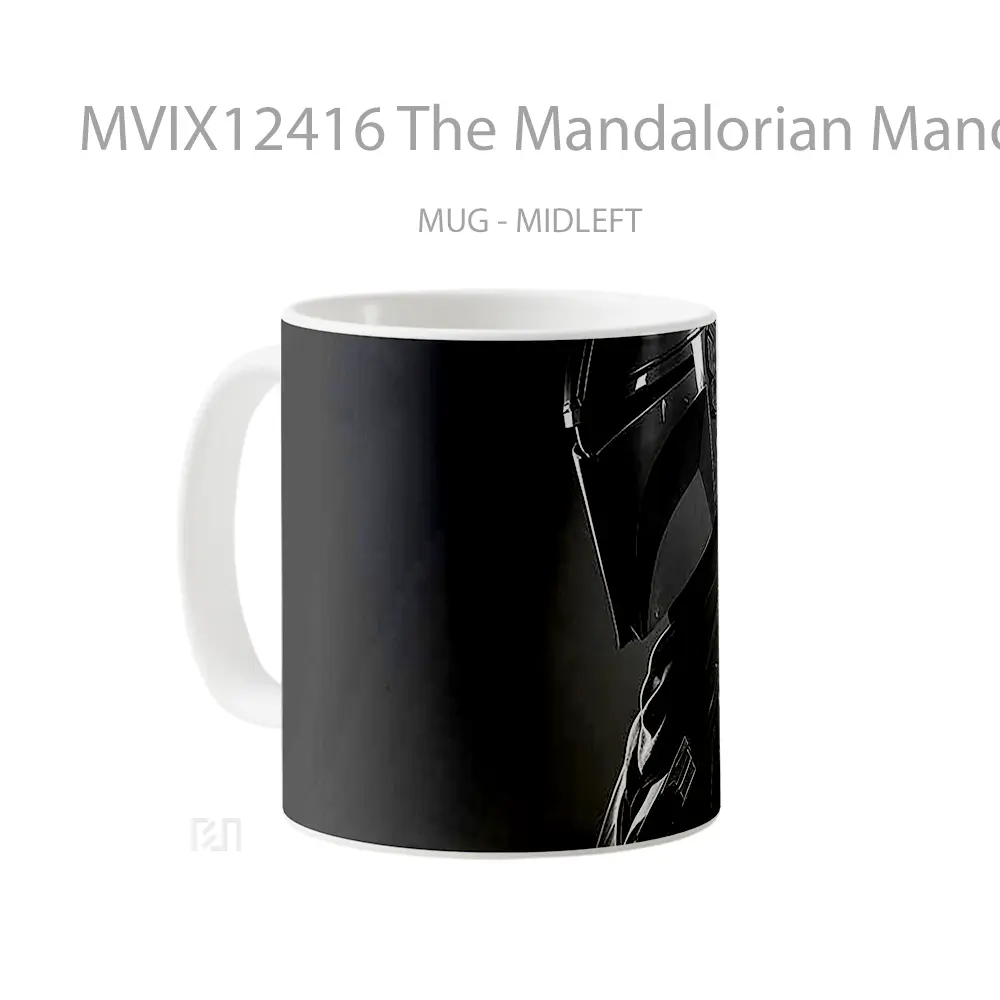 Mug The Mandalorian Mando Hypebeast Armor Hadiah Lucu dan Menarik - All-side / Desain