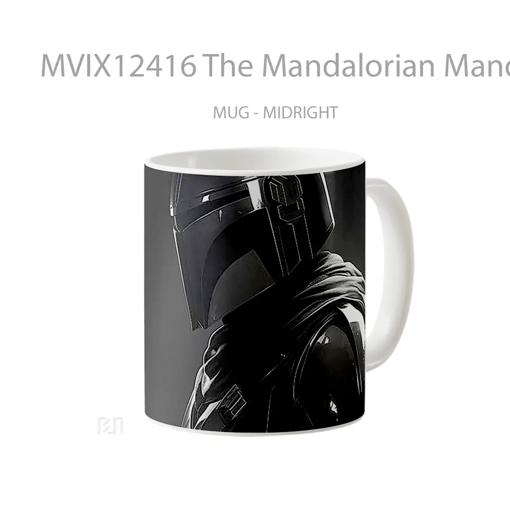Mug The Mandalorian Mando Hypebeast Armor Hadiah Lucu dan Menarik - All-side / Desain
