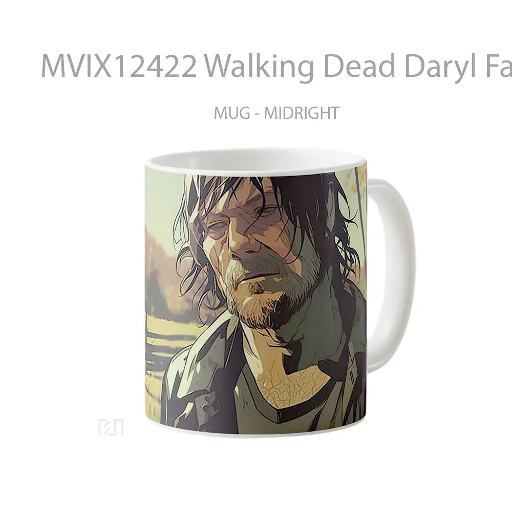 Mug Walking Dead Daryl Farm Hadiah Lucu dan Menarik - All-side / Desain