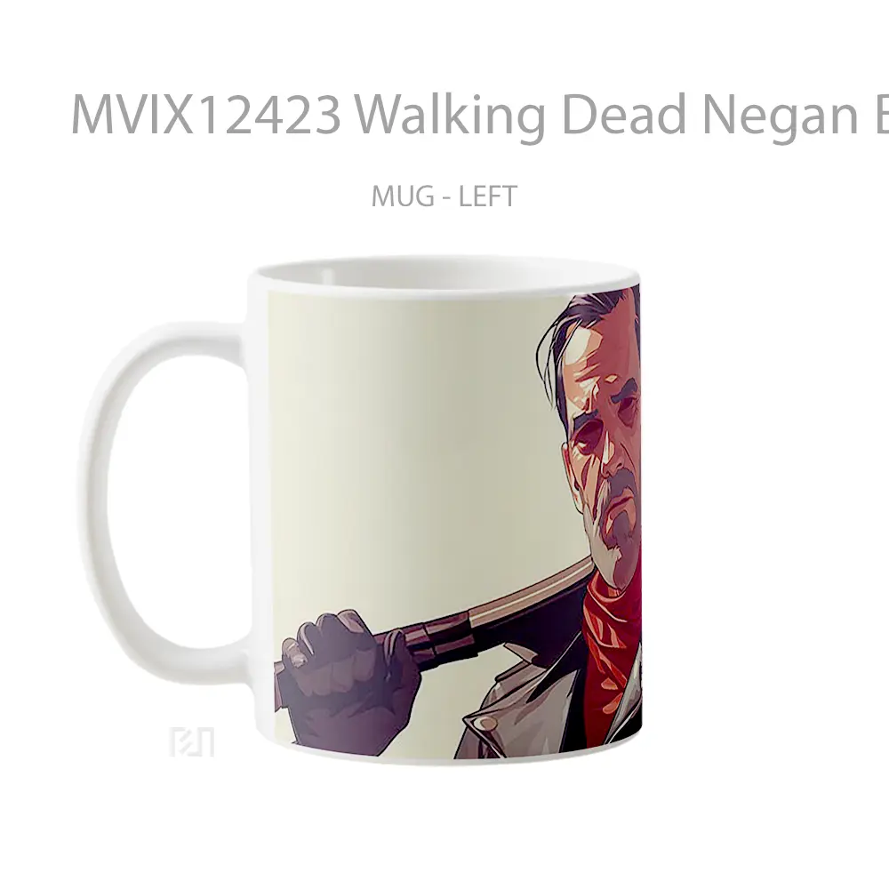 Mug Walking Dead Negan Bat Koleksi Mug Limited Edition - All-side / Desain
