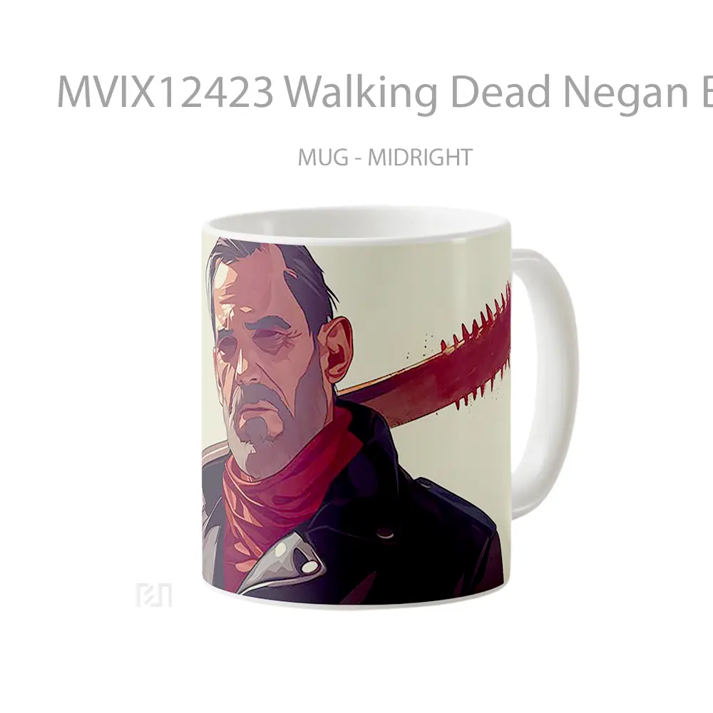 Mug Walking Dead Negan Bat Koleksi Mug Limited Edition - All-side / Desain