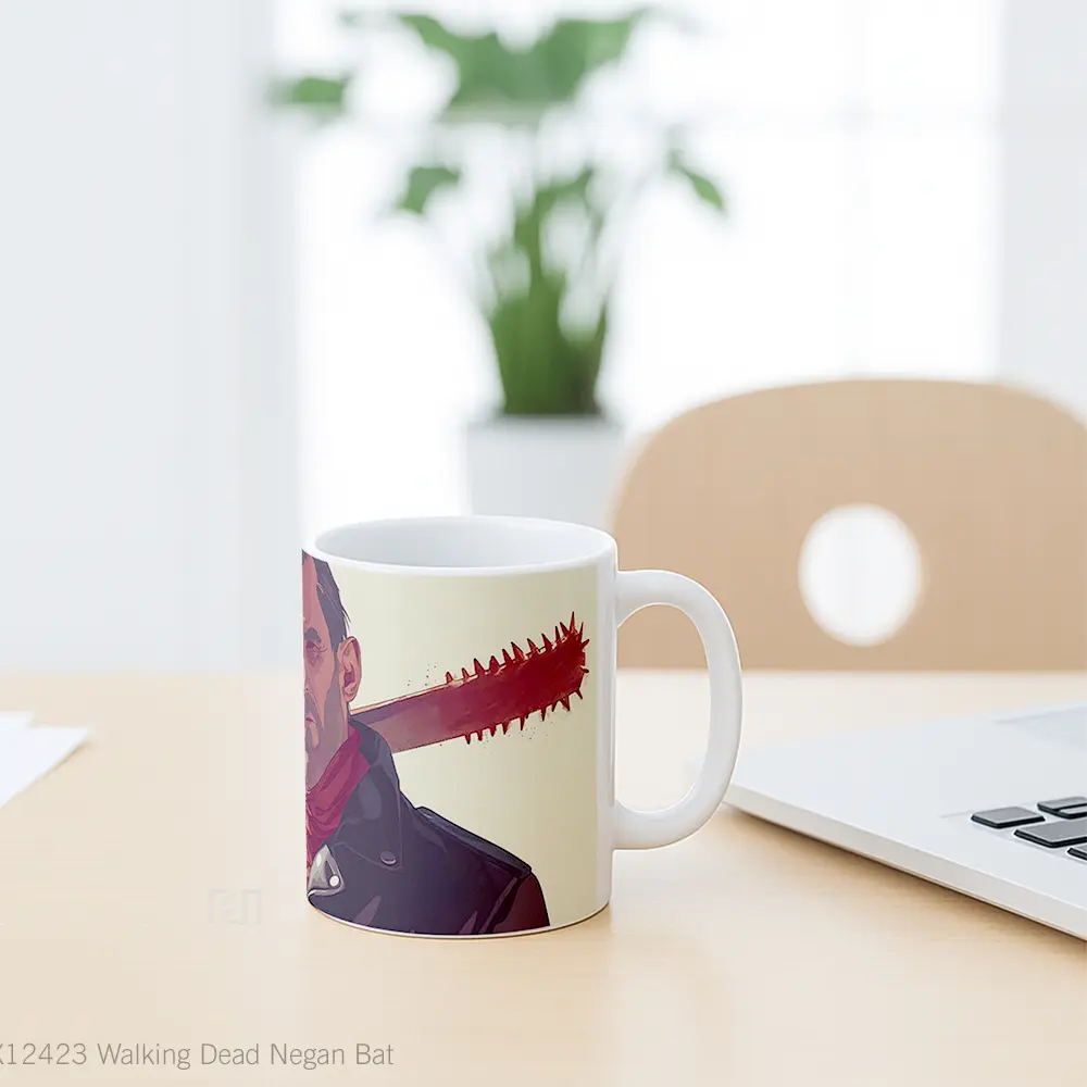 Mug Walking Dead Negan Bat Koleksi Mug Limited Edition - All-side / Desain