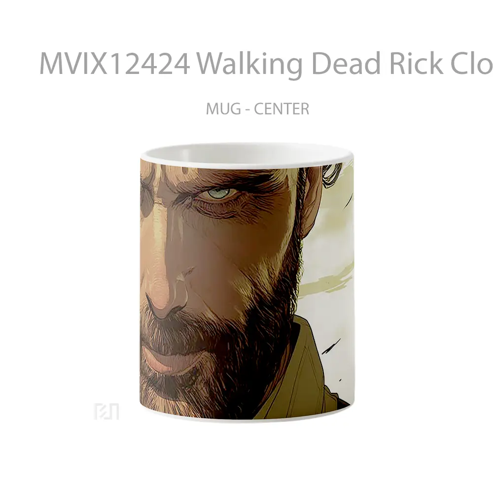 Mug Walking Dead Rick Closeup Gelas Keramik Desain Unik