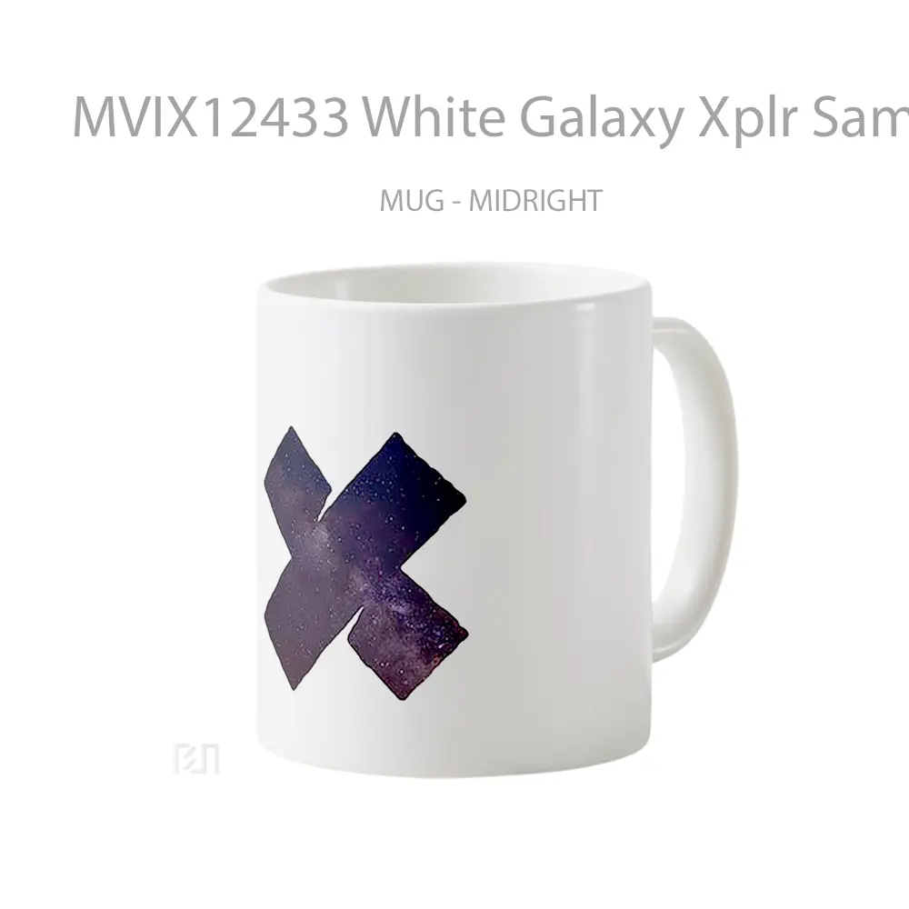 Mug White Galaxy Xplr Sam And Colby Gelas Keramik Desain Unik - All-side / Desain