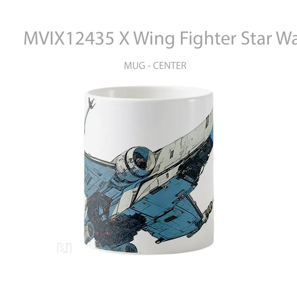 Mug X Wing Fighter Star Wars Pc Mug Aesthetic Koleksi Spesial
