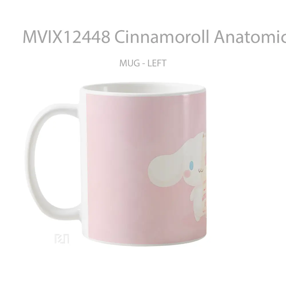 Mug Cinnamoroll Anatomical Cute Hadiah Lucu dan Menarik - All-side / Desain