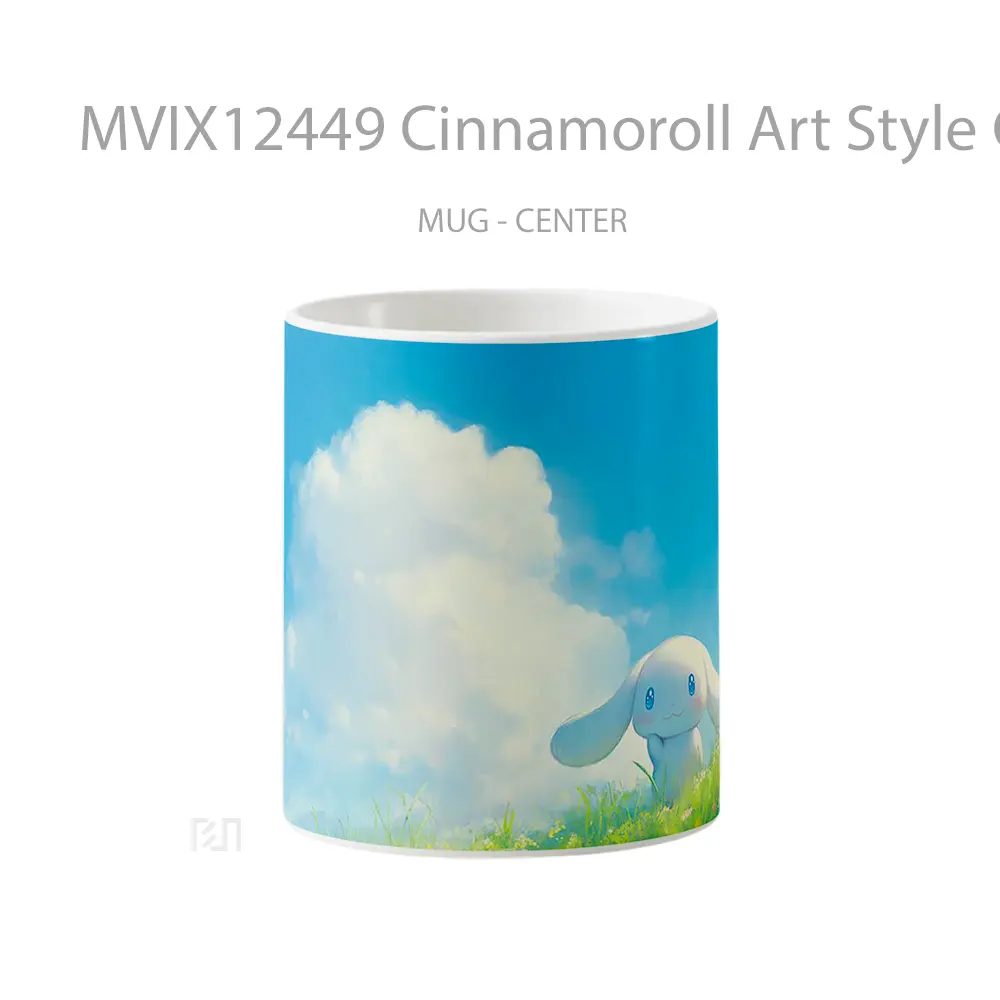 Mug Cinnamoroll Art Style Cute Gelas Keramik Desain Unik