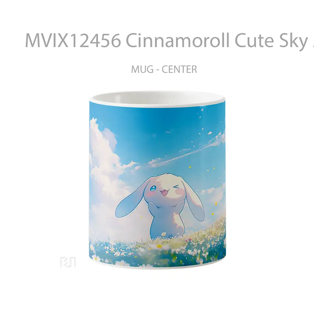 Mug Cinnamoroll Cute Sky Adventure Mug Aesthetic Koleksi Spesial