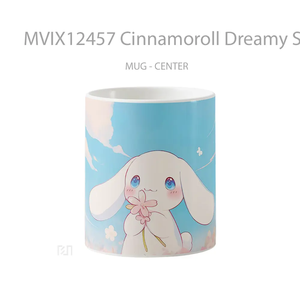 Mug Cinnamoroll Dreamy Sky Pastel Anime Koleksi Mug Karakter Jepang