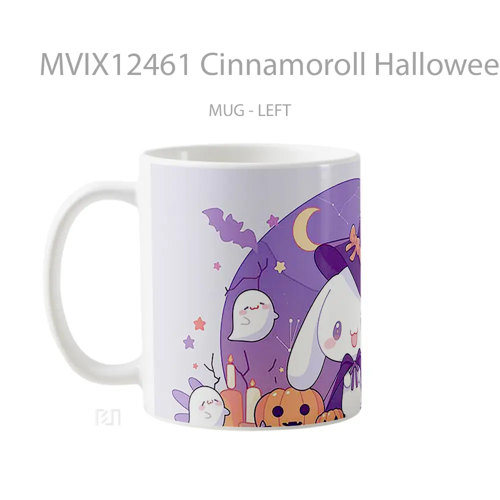Mug Cinnamoroll Halloween Pumpkin Ghost Koleksi Mug Limited Edition - All-side / Desain