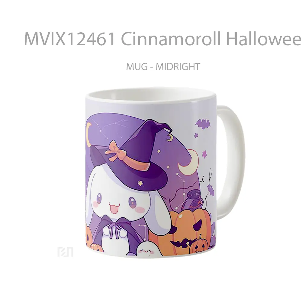 Mug Cinnamoroll Halloween Pumpkin Ghost Koleksi Mug Limited Edition - All-side / Desain
