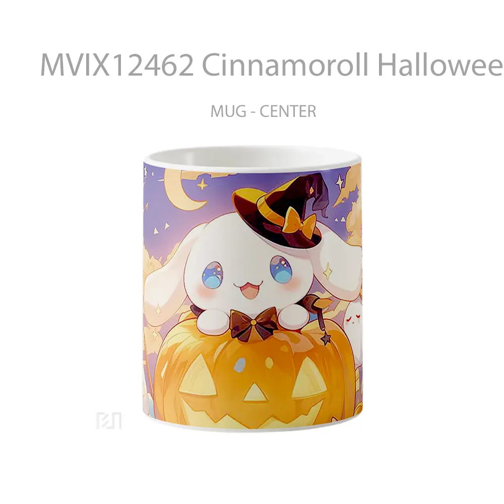 Mug Cinnamoroll Halloween Pumpkin Joyful Hadiah Lucu dan Menarik