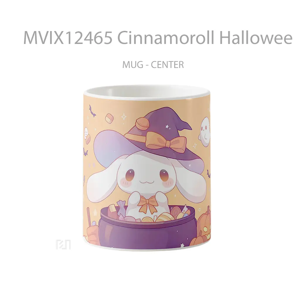 Mug Cinnamoroll Halloween Witchy Cute Gelas Keramik Desain Unik