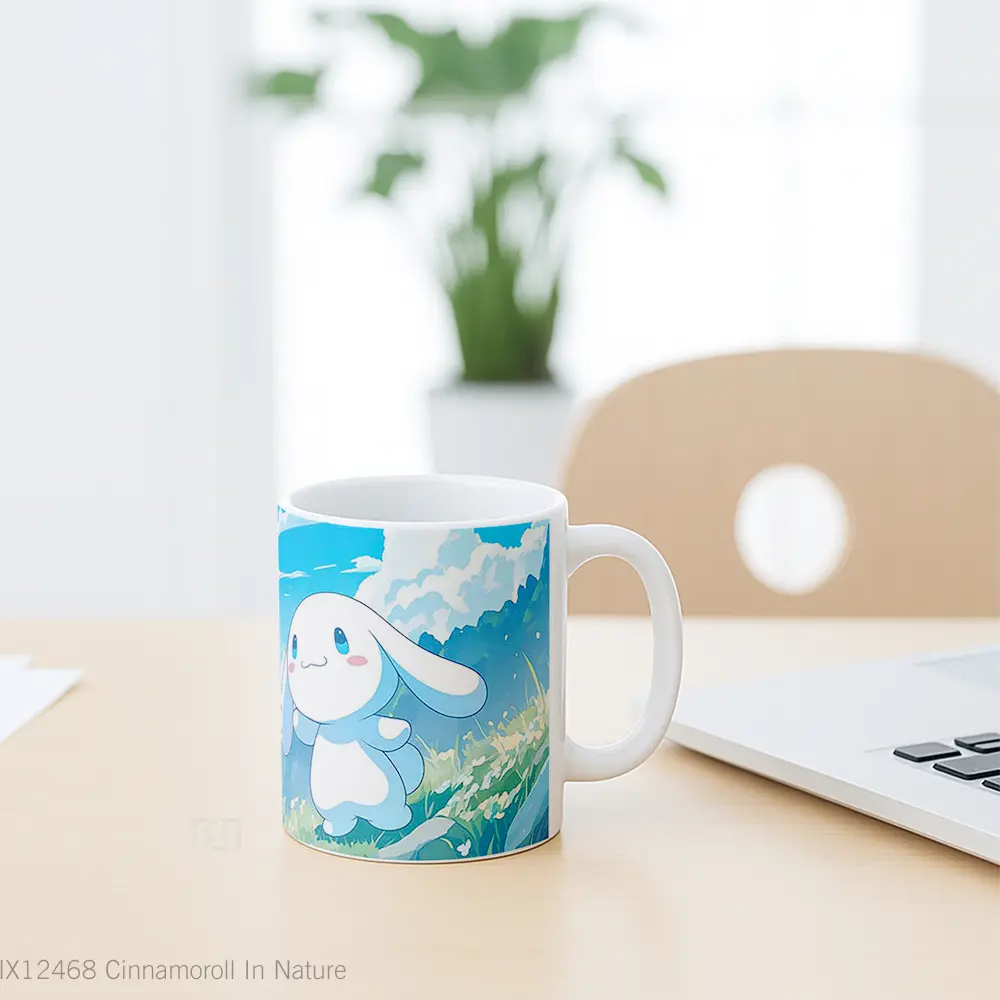 Mug Cinnamoroll In Nature Hadiah Lucu dan Menarik - All-side / Desain