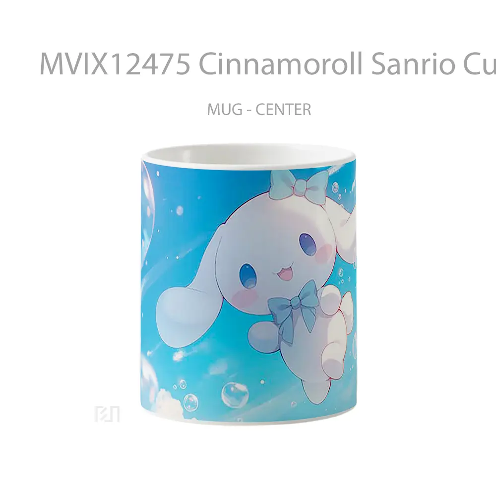 Mug Cinnamoroll Sanrio Cute Clouds Sky Gelas Keramik Desain Unik