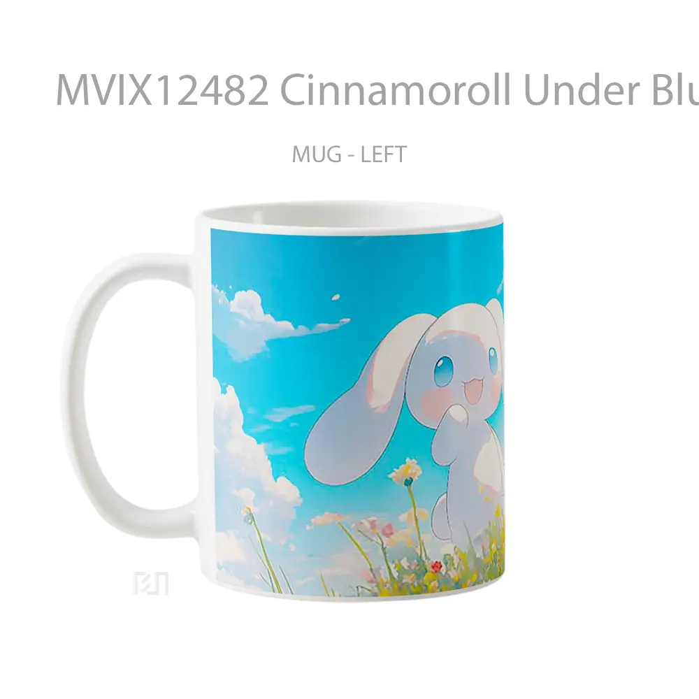 Mug Cinnamoroll Under Blue Sky Koleksi Mug Limited Edition - All-side / Desain