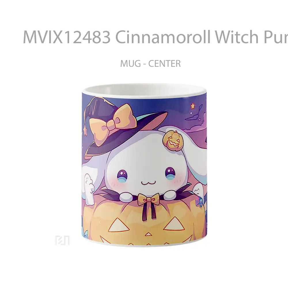 Mug Cinnamoroll Witch Pumpkin Halloween Hadiah Lucu dan Menarik