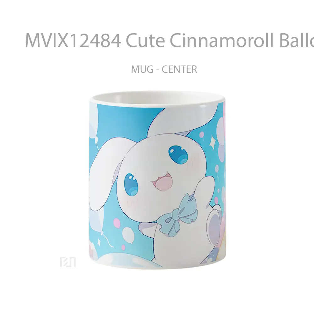 Mug Cute Cinnamoroll Balloons Celebration Koleksi Mug Limited Edition
