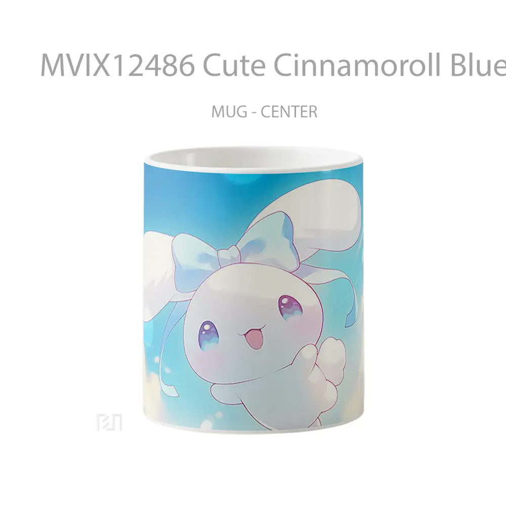 Mug Cute Cinnamoroll Blue Sky Happy Koleksi Mug Limited Edition