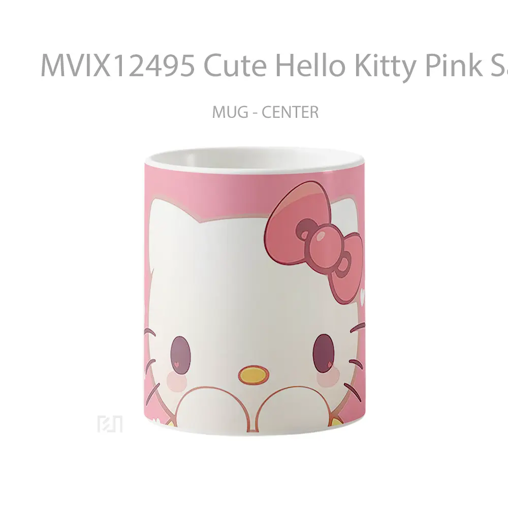 Mug Cute Hello Kitty Pink Sanrio Mug Aesthetic Koleksi Spesial