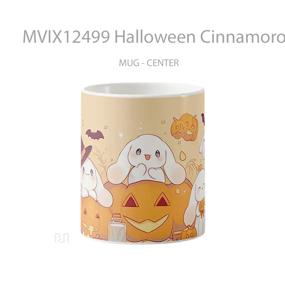 Mug Halloween Cinnamoroll Pumpkins Spooky Cute Hadiah Lucu dan Menarik