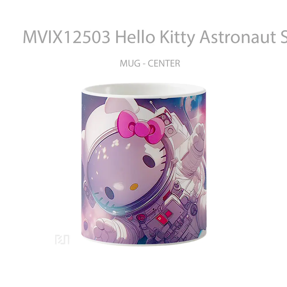 Mug Hello Kitty Astronaut Space Adventure Mug Aesthetic Koleksi Spesial
