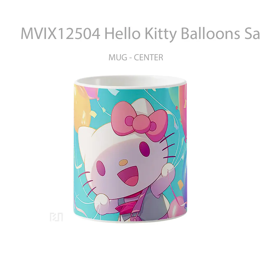 Mug Hello Kitty Balloons Sanrio Mug Aesthetic Koleksi Spesial