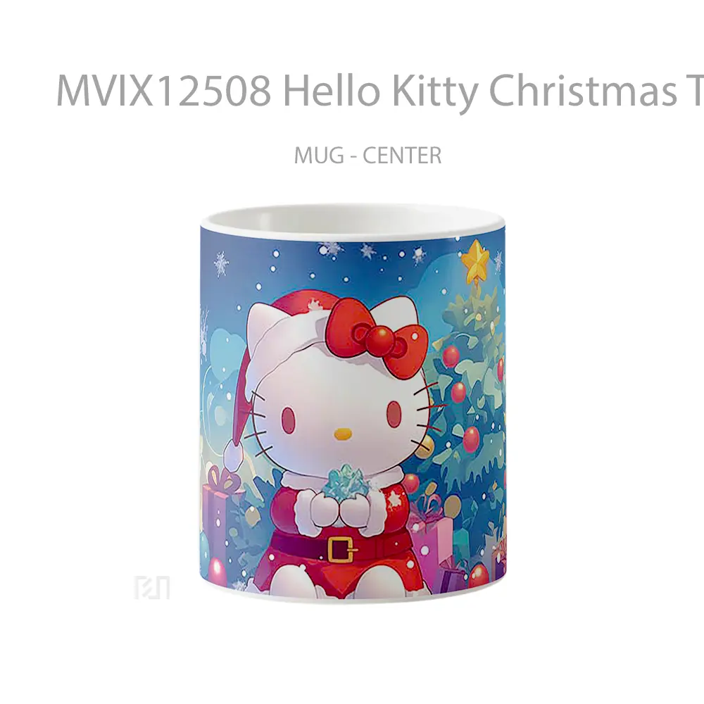 Mug Hello Kitty Christmas Tree Hadiah Lucu dan Menarik