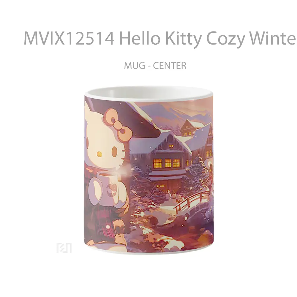 Mug Hello Kitty Cozy Winter Day Hadiah Lucu dan Menarik