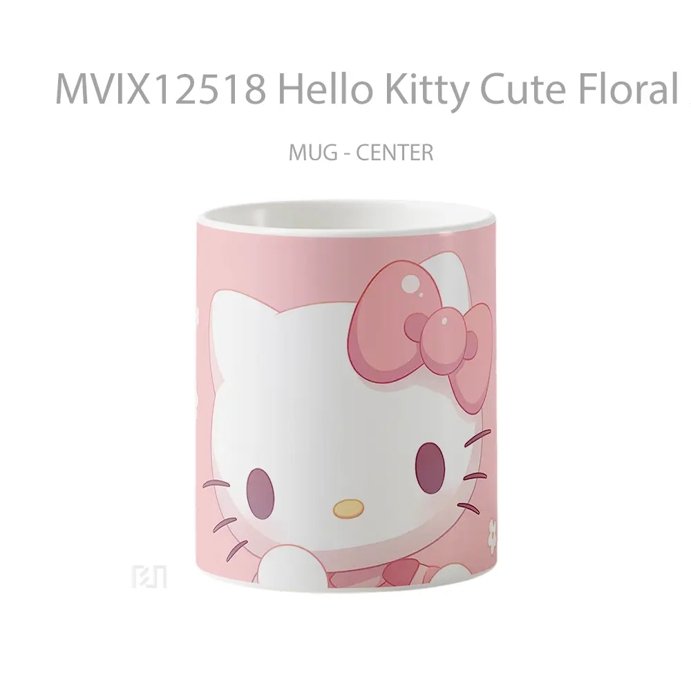 Mug Hello Kitty Cute Floral Aesthetic Mug Aesthetic Koleksi Spesial