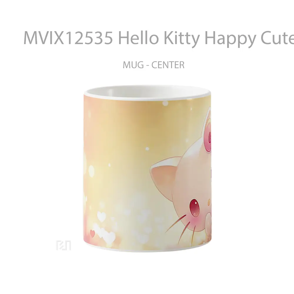 Mug Hello Kitty Happy Cute Cat Koleksi Mug Limited Edition