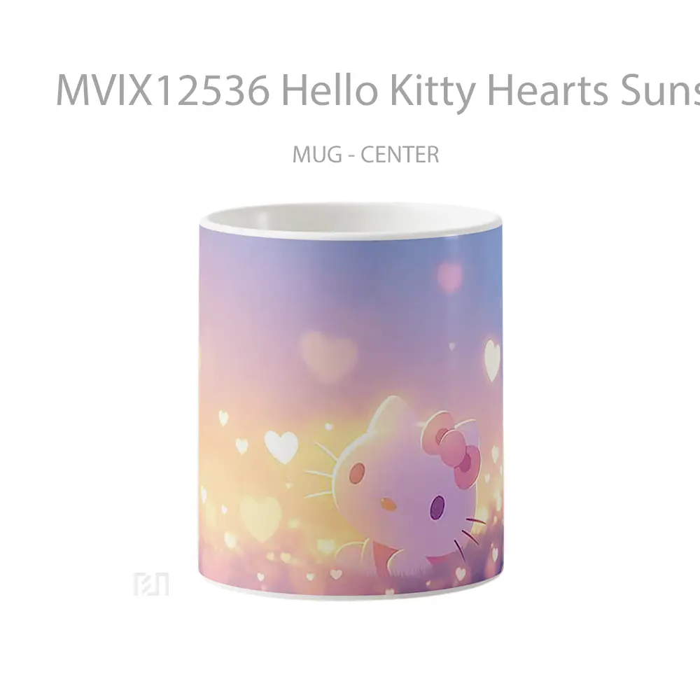 Mug Hello Kitty Hearts Sunset Glow Mug Aesthetic Koleksi Spesial