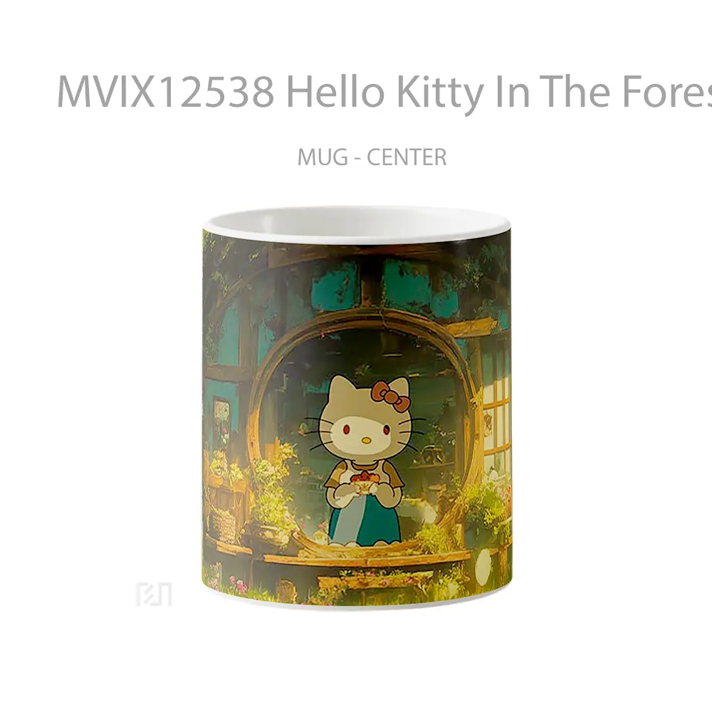 Mug Hello Kitty In The Forest Cottage Koleksi Mug Limited Edition