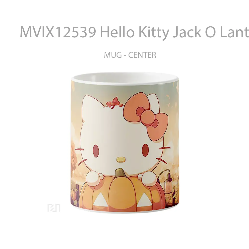 Mug Hello Kitty Jack O Lantern Gelas Keramik Desain Unik