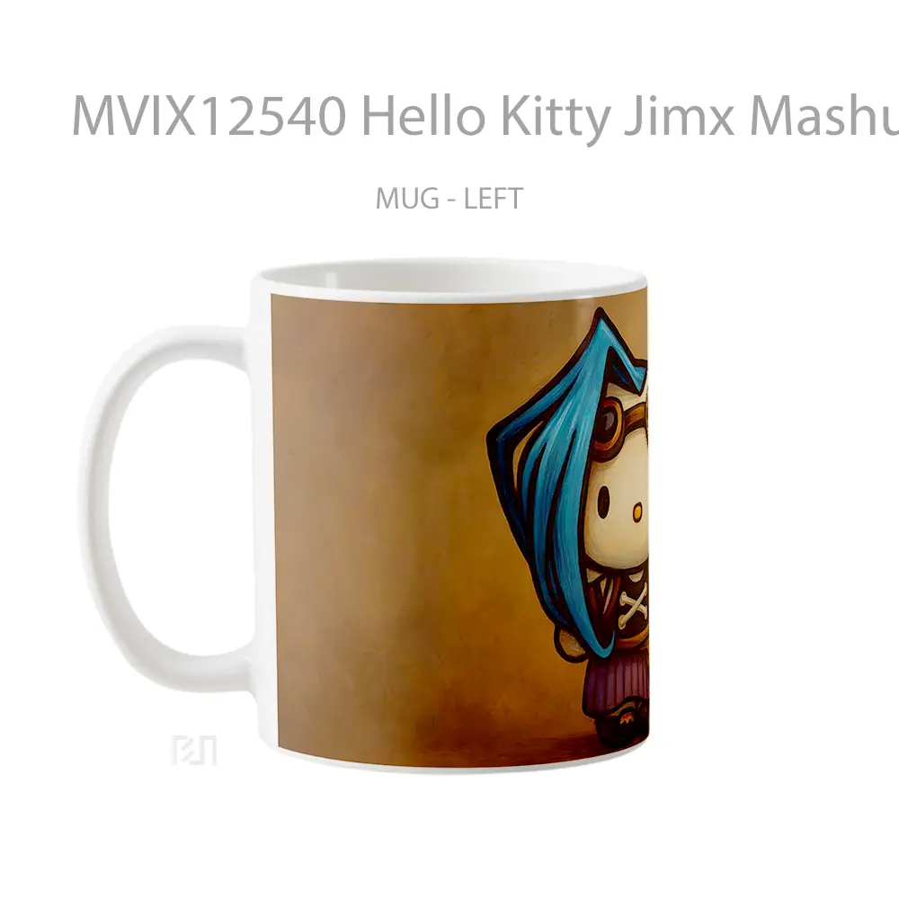 Mug Hello Kitty Jimx Mashup Cute Mug Aesthetic Koleksi Spesial - All-side / Desain