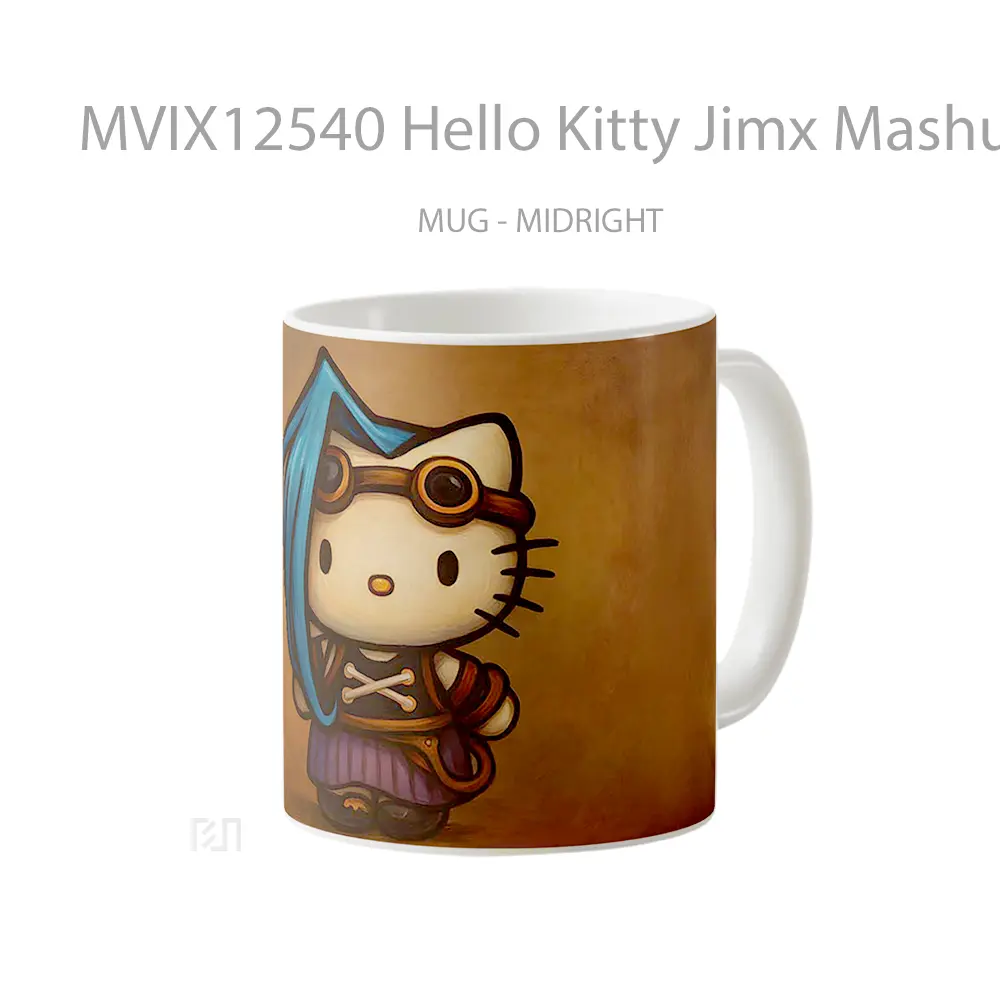 Mug Hello Kitty Jimx Mashup Cute Mug Aesthetic Koleksi Spesial - All-side / Desain