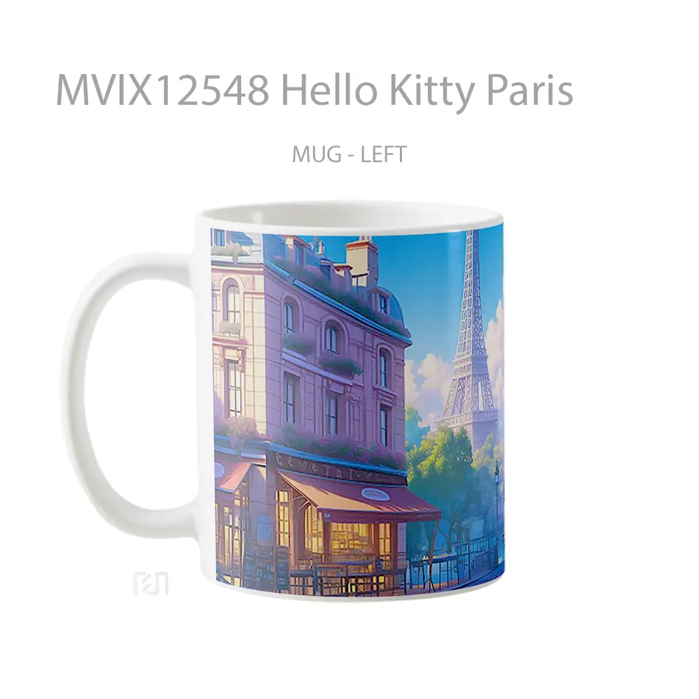 Mug Hello Kitty Paris Koleksi Mug Limited Edition - All-side / Desain