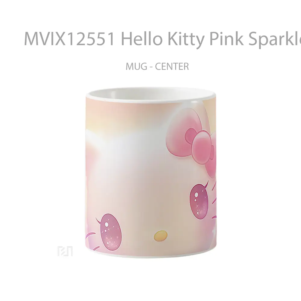 Mug Hello Kitty Pink Sparkles Cute Koleksi Mug Limited Edition