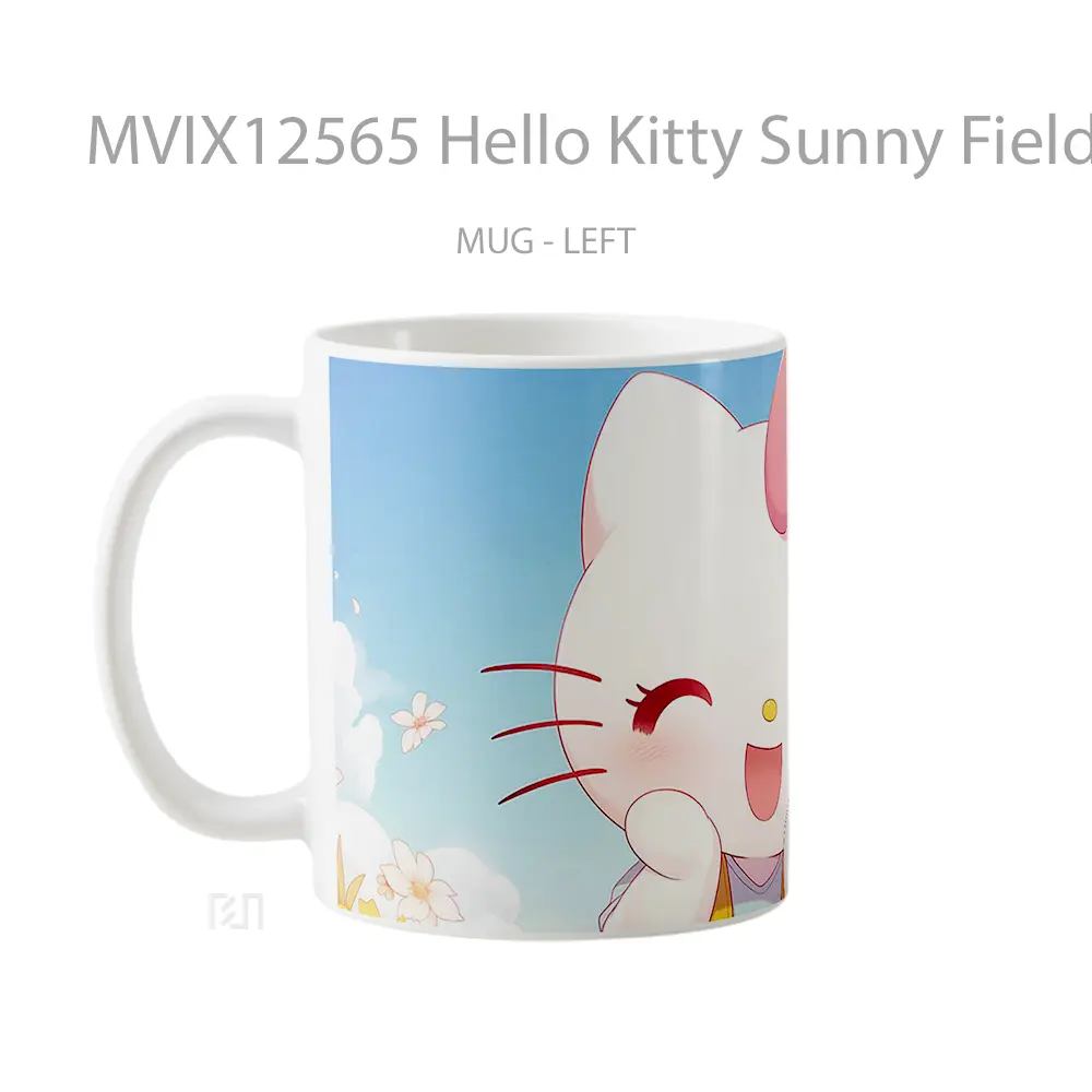 Mug Hello Kitty Sunny Fields Koleksi Mug Limited Edition - All-side / Desain