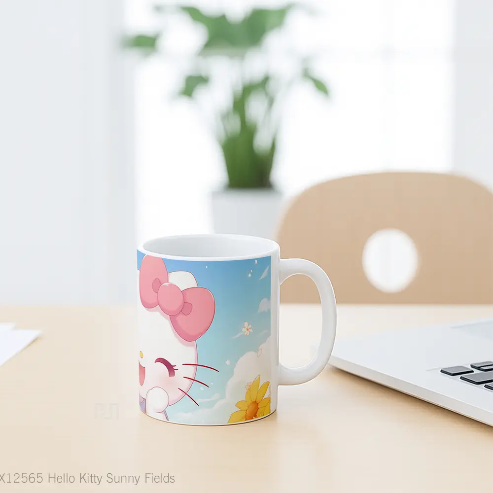 Mug Hello Kitty Sunny Fields Koleksi Mug Limited Edition - All-side / Desain