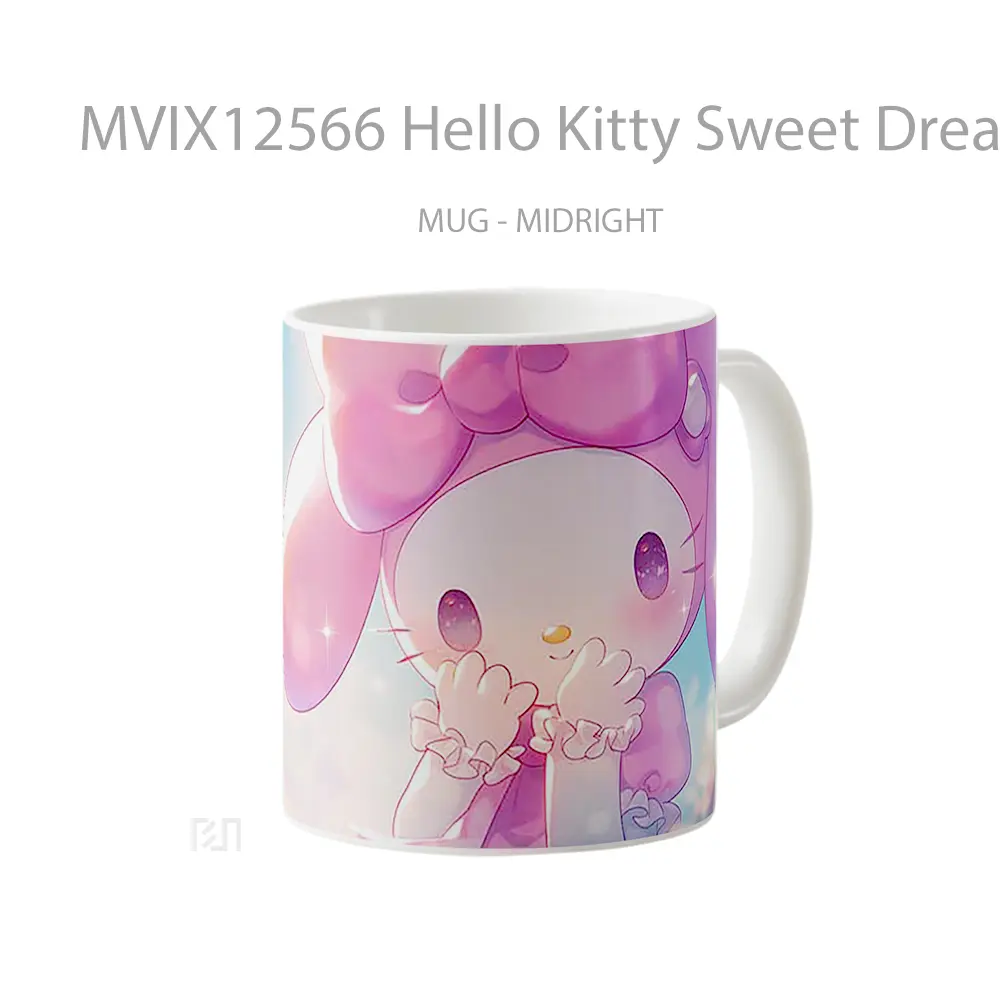 Mug Hello Kitty Sweet Dream Hadiah Lucu dan Menarik - All-side / Desain