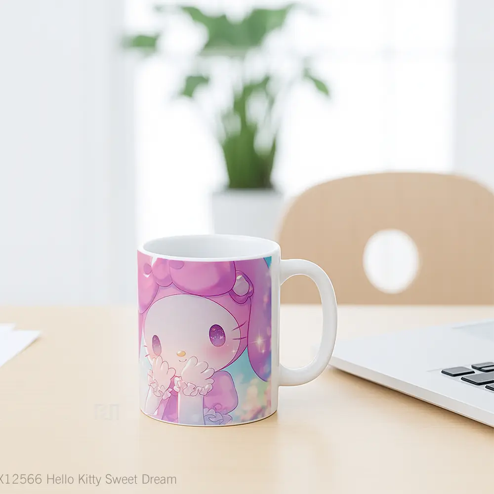 Mug Hello Kitty Sweet Dream Hadiah Lucu dan Menarik - All-side / Desain