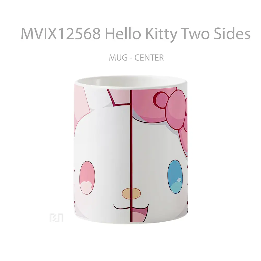 Mug Hello Kitty Two Sides Hadiah Lucu dan Menarik