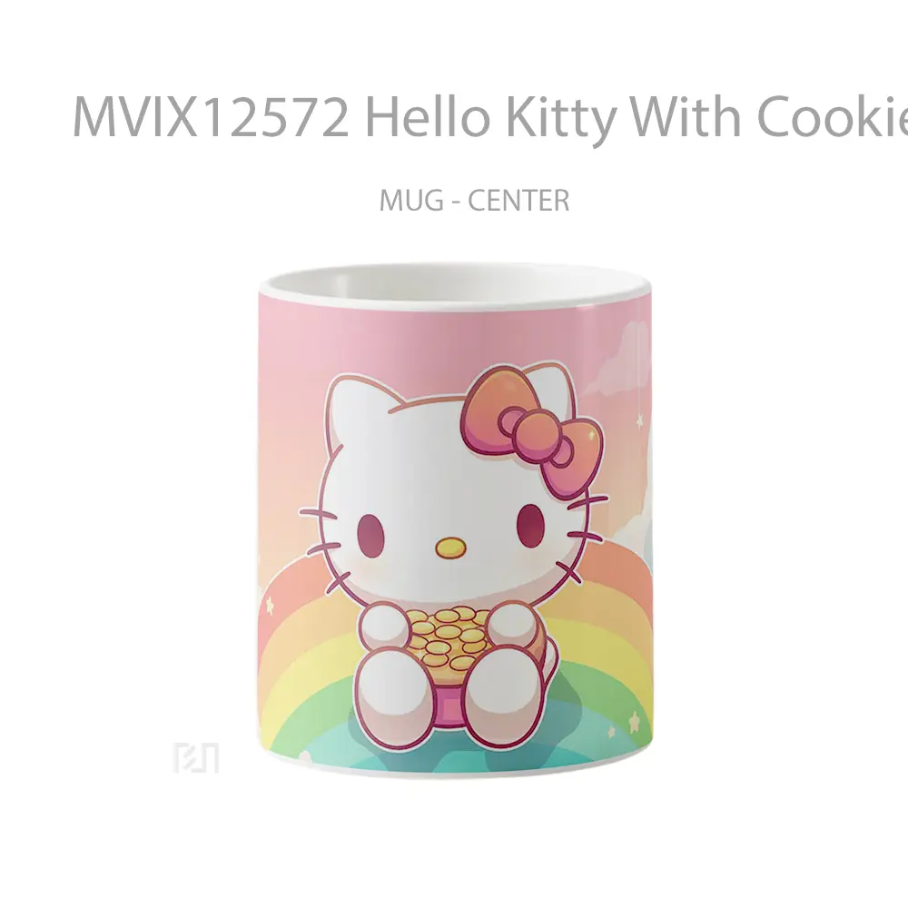Mug Hello Kitty With Cookies Gelas Keramik Desain Unik
