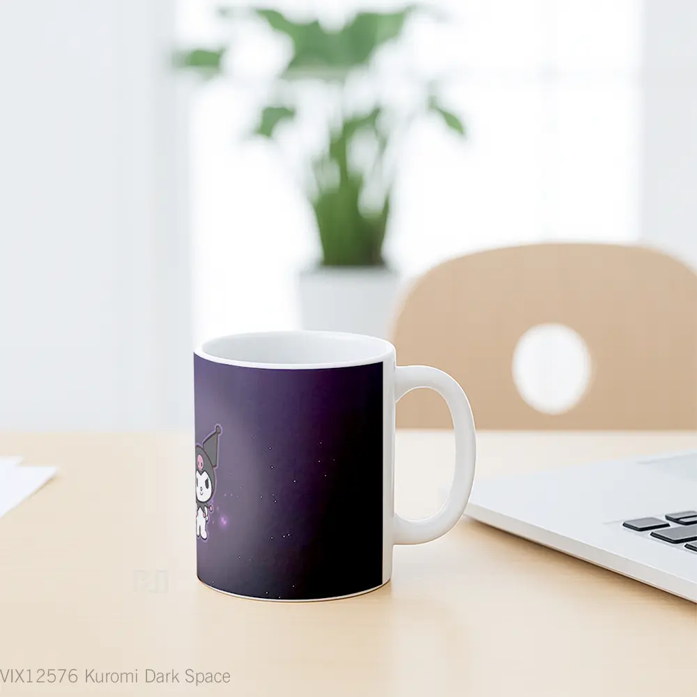 Mug Kuromi Dark Space Koleksi Mug Limited Edition - All-side / Desain
