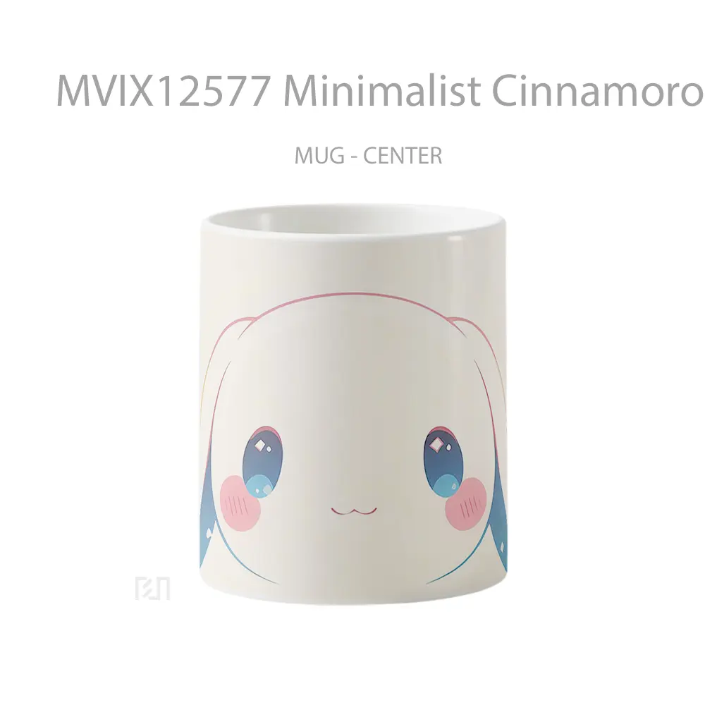 Mug Minimalist Cinnamoroll Face Outline Koleksi Mug Limited Edition
