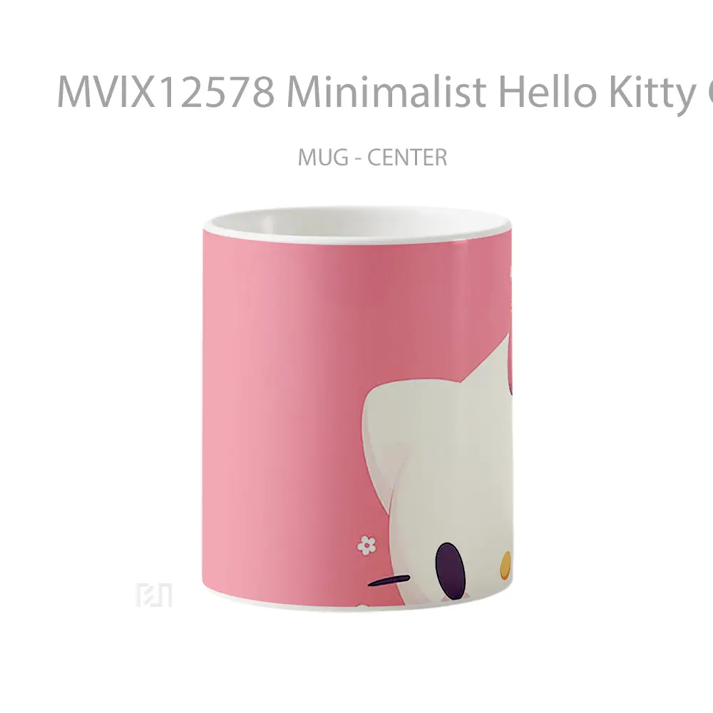 Mug Minimalist Hello Kitty Cute Hadiah Lucu dan Menarik